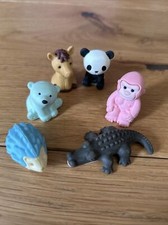 Iwako Zoo Animal Japanese Erasers Played With only GUC School Novelty