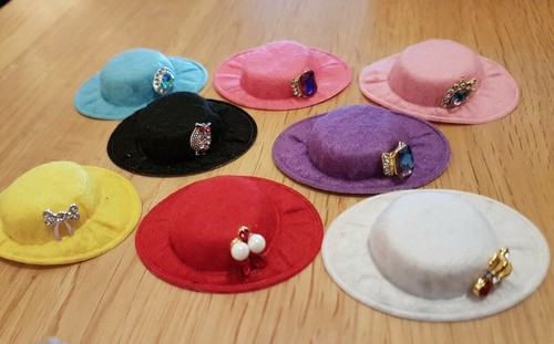 Miniature oval hats with - miniature,