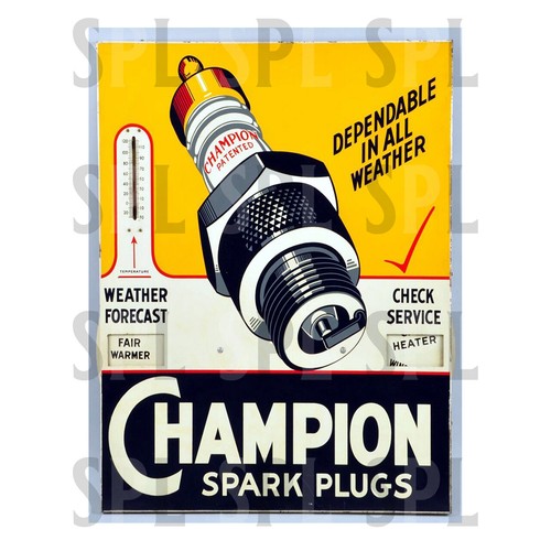 Champion spark plugs advert - champion,