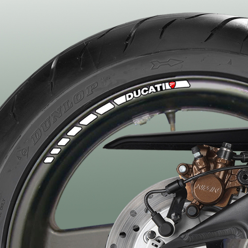 Ducati wheel rim stripe - ducati,