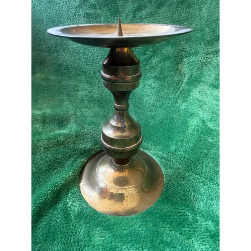 Vintage brass pricket - brass,