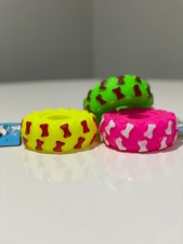 Dog Toy Squeaky Wheel Tyre 9 cm