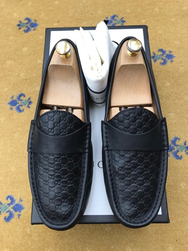 Gucci loafers leather shoes - leather,