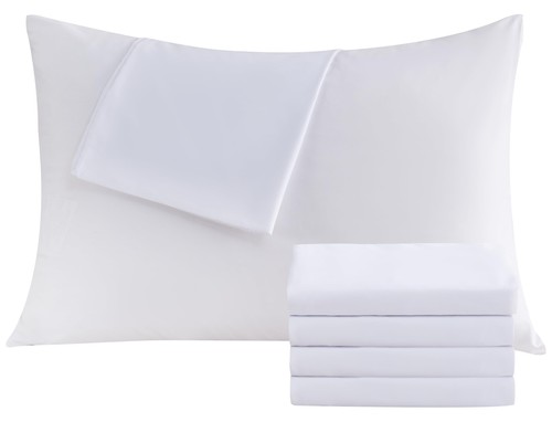 White pillowcases queen - pillowcases, 4