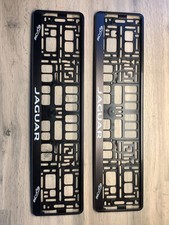 2x Car number plate holders