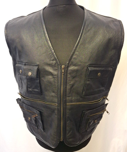 Revenge mens black - black, leather