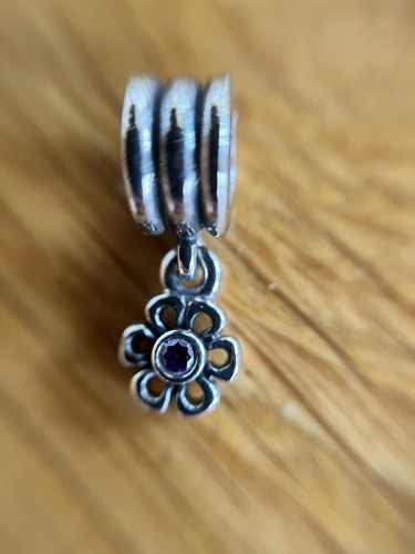 Genuine pandora purple daisy - purple,