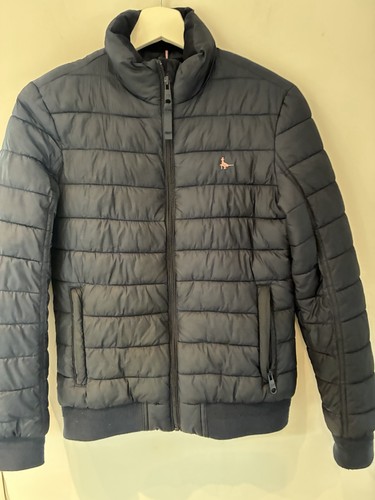 Jack wills navy puffer jacket - jack,