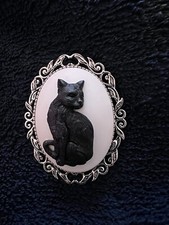 Large  Black Cat Witches