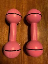 Set Of 2 Everlast 2.5Lb/1.1kg Ladies Pink Dumbbells