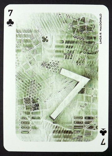 Playing card single - x,