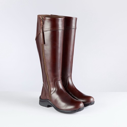 Toggi rutland mahogany boots - mahogany,