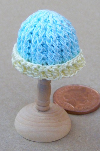 Dolls house ladies blue - house,