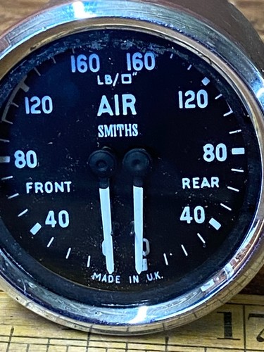Vintage smiths twin - air, gauge