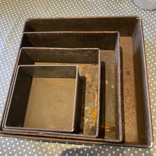 Square vintage cake - 4,
