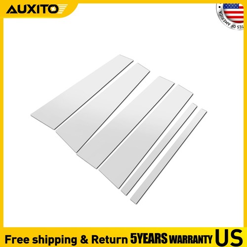 6pcs exterior chrome pillar - chrome,