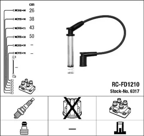 Ignition leads resistive - ignition,