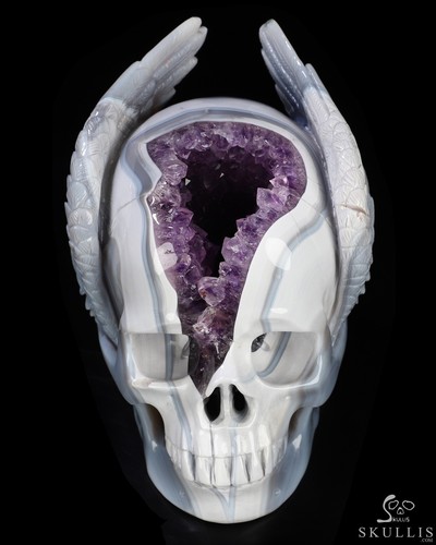 Agate amethyst geode - 6.6",