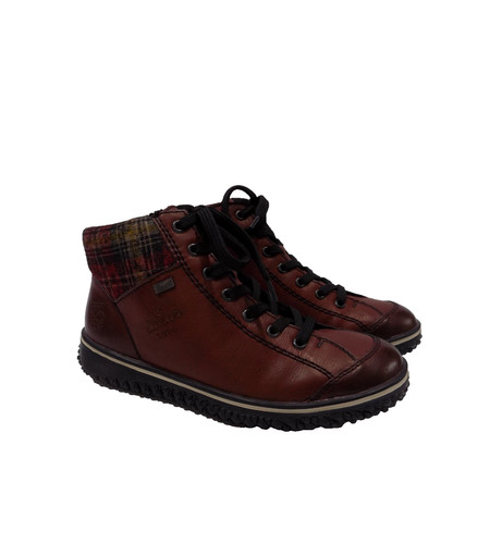 Rieker boots burgundy - rieker,