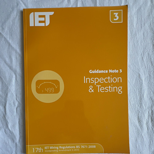 Iet guidance note - iet,