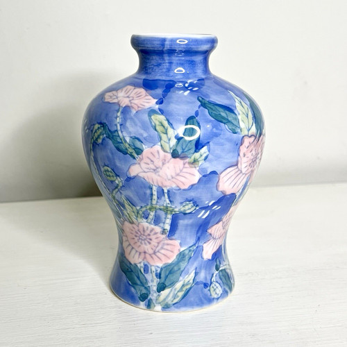 Vintage pastel floral ceramic - vintage,