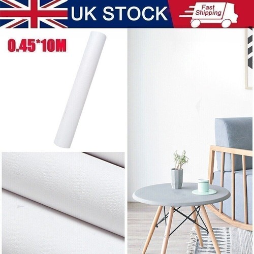 10m white textured wallpaper - 10m,