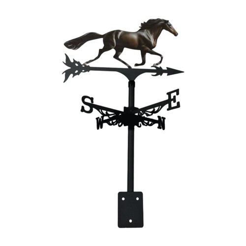 Horse metal weathervane wind - metal,