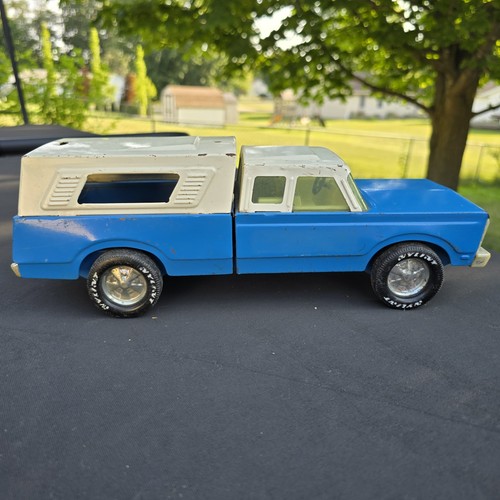 Vintage pressed steel blue - pressed,