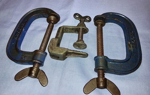 Record 3 g clamps - 2, x