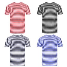 Sailor Top Russian Telnyashka Style Navy Red Striped Short Sleeve T Shirt Outfit