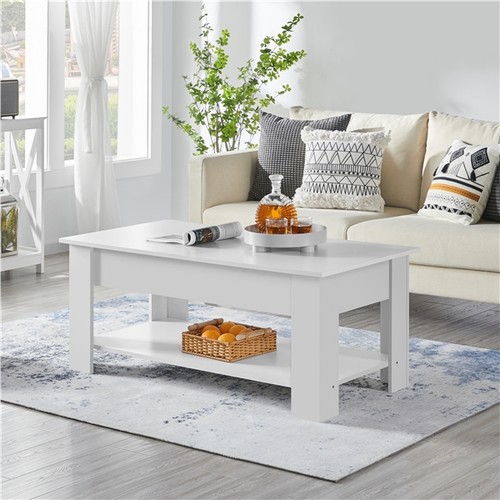 White lift top coffee - lift, table