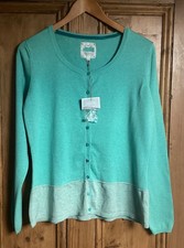Brand New Women's Mistral Green Cardigan Size 14