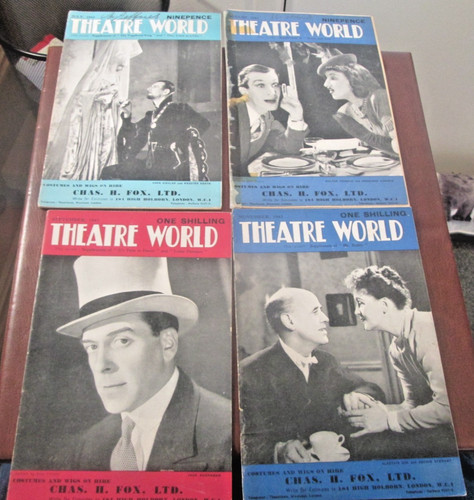 Theatre world magazines - 4x,