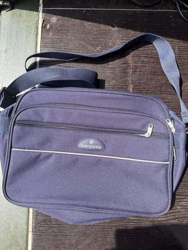 Vintage samsonite navy blue - vintage,