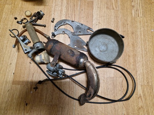 Vintage moped parts - vintage, exhaust