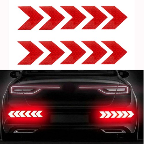10pcs red reflective - 10pcs, car