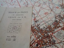 WW1 (1915) EARLY British MAP
