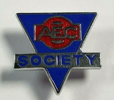 Vintage AEC Society Trucking Enamel Pin Badge - Wagon - Truck - Motoring