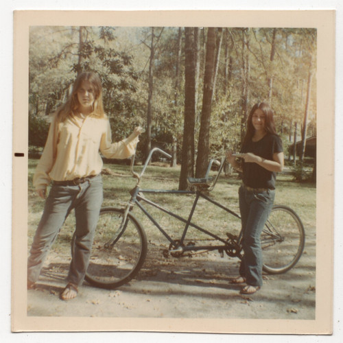 Tandem bicycle 1970s two - tandem,