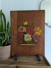 Vintage Hand Painted Wooden