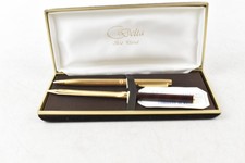Vintage Delta 24kt Rolled Gold Plated Pen and Letter Opener Boxed 
