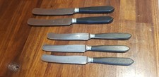 5 x Rich. ABR. Herder Solingen Rostinet Knives - 3 x 21cms long  2 x 24cms long