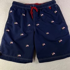 Lands End Mens Navy Blue
