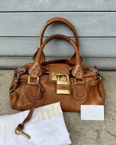 Chloé cognac leather - chloé,