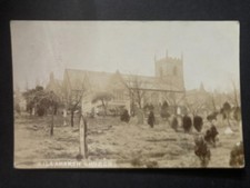 The Church Killamarsh Sheffield Yorkshire Real Photo Vintage Postcard P54