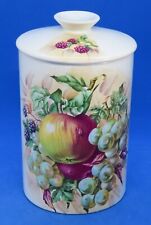 . Fortnum & Masons vintage Art Deco antique fruit design large preserve pot jar