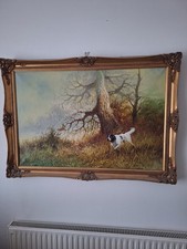 L  Eiford Hunting Scene Oil