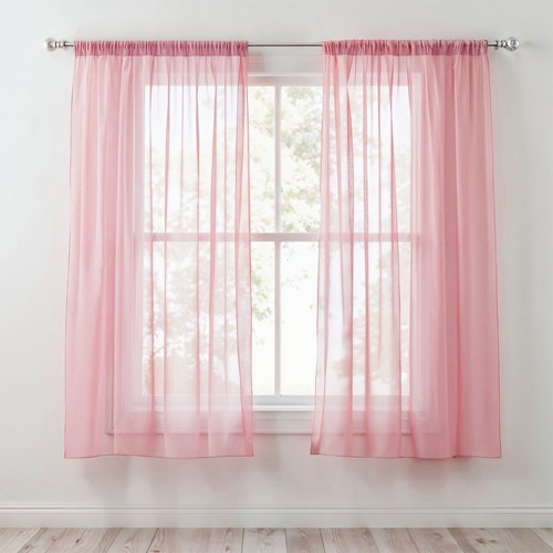 Plain voile net curtain - voile,