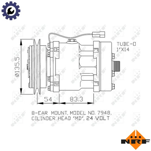 Compressor air conditioning - compressor,
