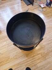 Modern Black Metal Two-Tier Plant Stand / Indoor Flower Pot Holder